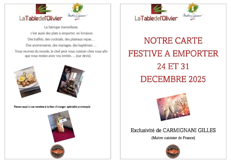 La Table de l'Olivier - Restaurant Marseille - bien manger Marseille